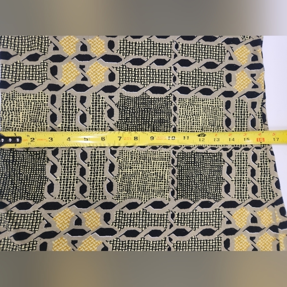 Burberry Brit Abstract Chain Chrome Yellow Tank SZ SMALL - Picture 6 of 11